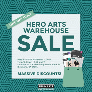 Save the Date: Huge Hero Arts Warehouse Sale November 11