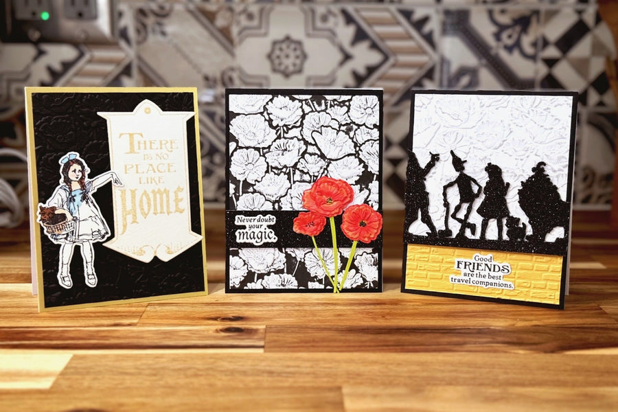The Wonderful Land of Embossing Folders (in Oz, of course!)