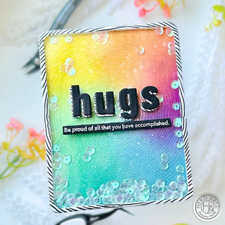 Adding Texture to Your Shaker Card Using Bold Prints - Hero Arts