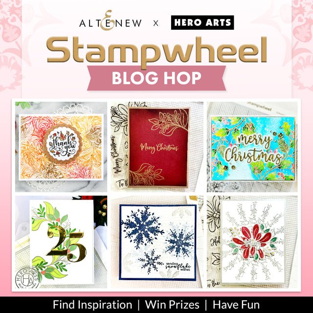 Altenew x Hero Arts Stampwheel Collab Blog Hop + Giveaway! - Hero Arts