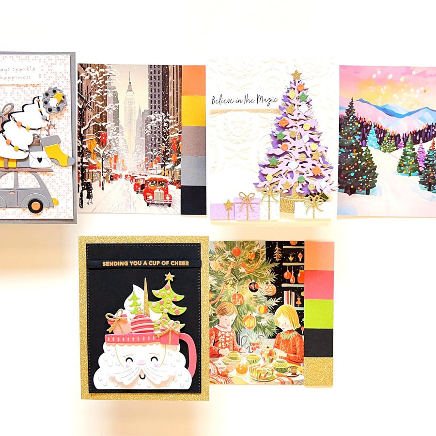 Colorful and Nontraditional Christmas Colors with the Holiday DIY Color Deck Expansion Pack