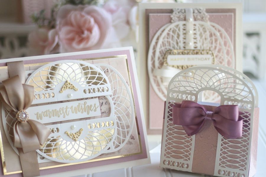 March 2019 Amazing Paper Grace Die of the Month is Here – Spun Blessings Oval Card