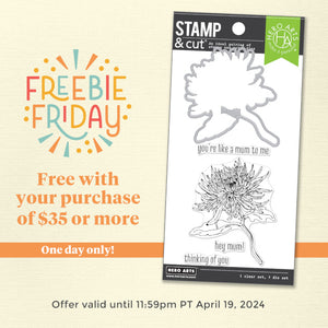 It's Freebie Friday! Get Your Free Stamp & Cut Set