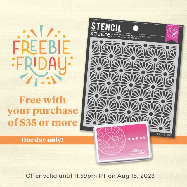 August Freebie Friday: Your Gift Awaits! - Hero Arts