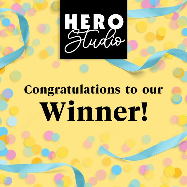 August Hero Studio Blog Hop Winner - Hero Arts