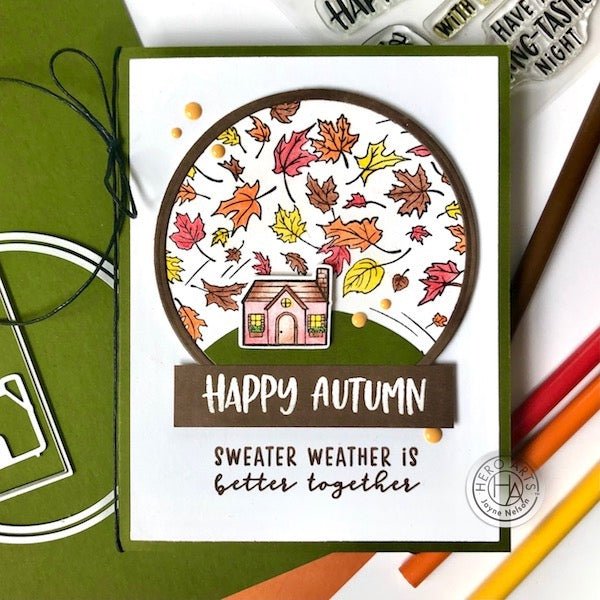 Autumn Wishes Leaf Globe