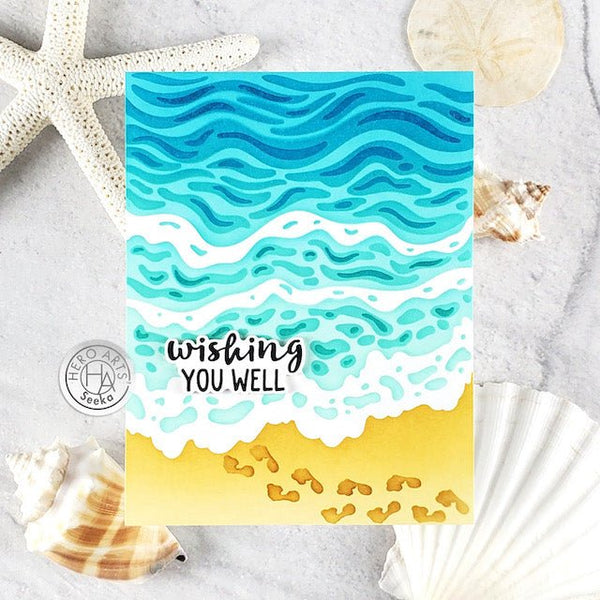 Beautiful Beach Stenciling