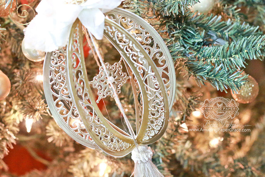 Diecut Ornament Series: Bella Rose Lattice Frame