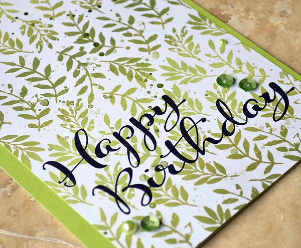 Birthday Leaves
