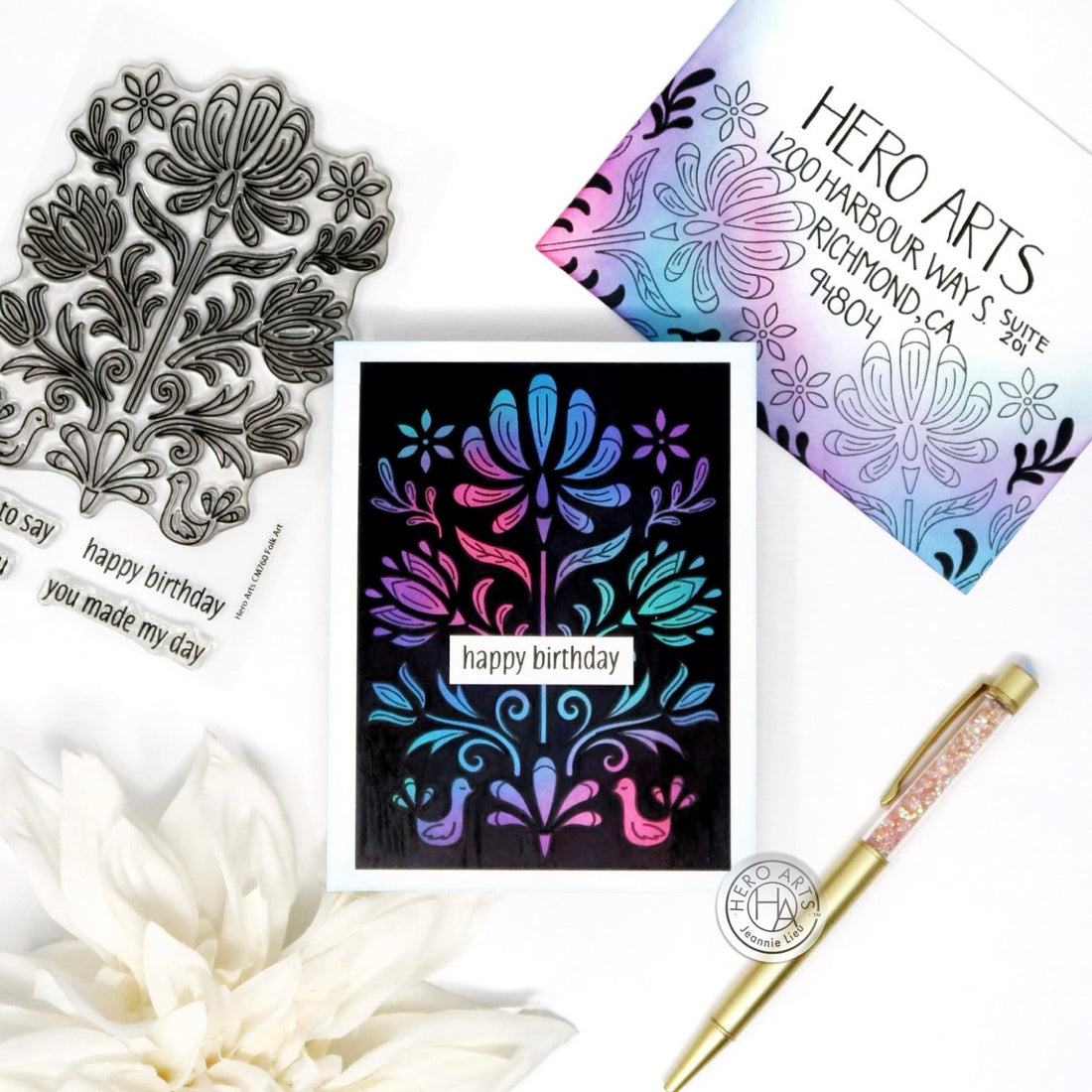 Blackout Coloring + Matching Envelope Art