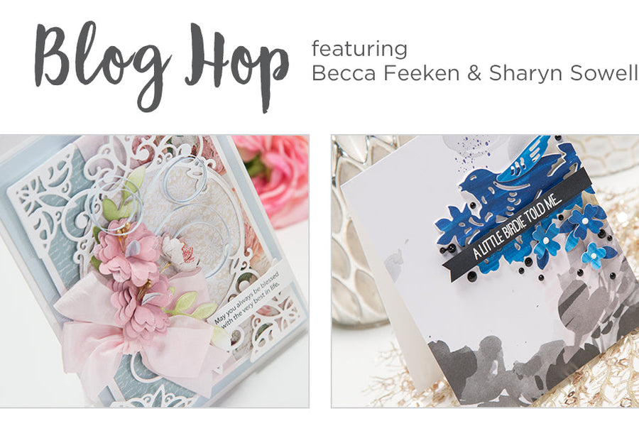 February 2018 Release - Elegant 3D Vignettes & Flower Garden Collections. Blog Hop  + Giveaways (Now Closed)
