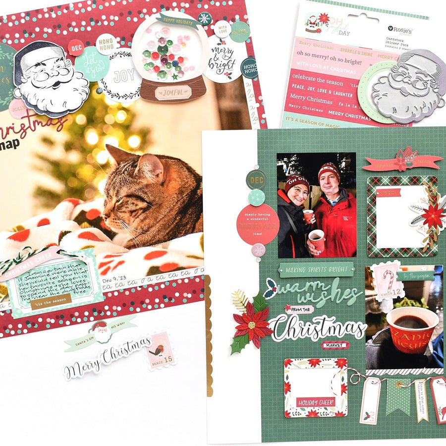Oh Joyful Day Scrapbook Layouts With Suzanna