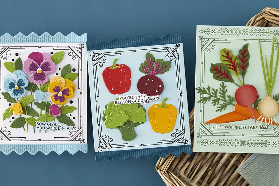 April 2026 BetterPress & Foil Plate of the Month Preview & Tutorials – Seed Co. Border