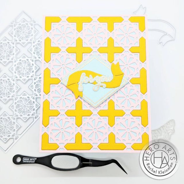 Cardstock Layering with the Parquet Cover Plate