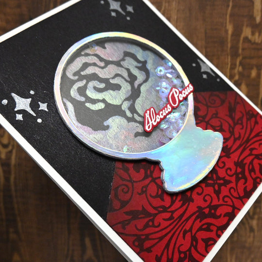 Crystal Ball Cards, Two Ways!