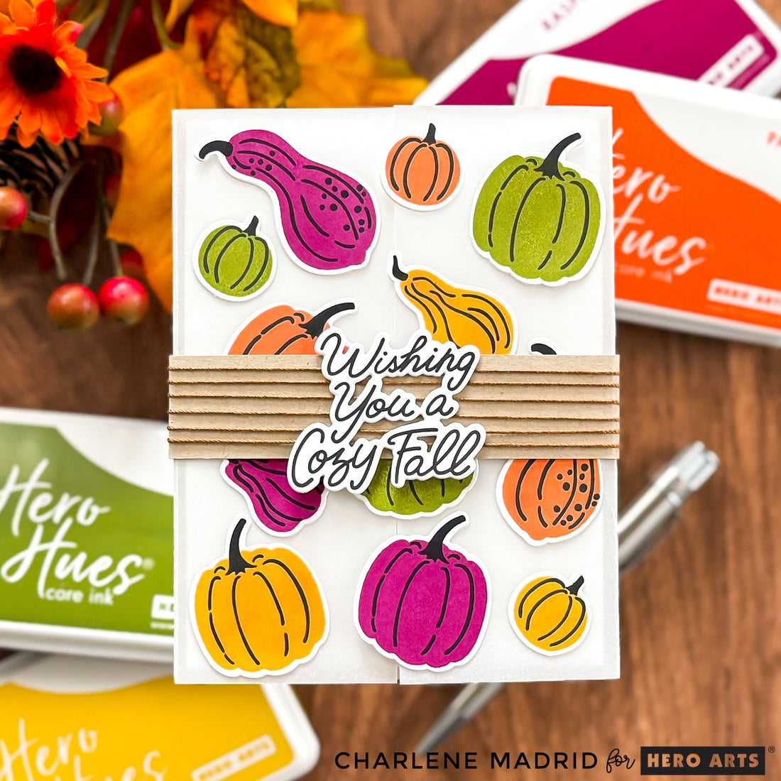 Cozy Fall Gatefold Card with Pick of the Patch