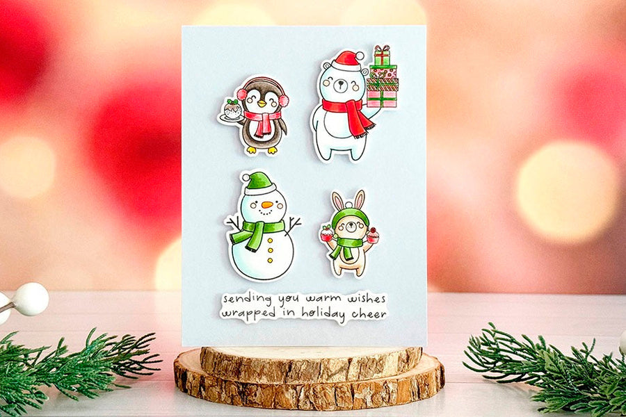 October 2024 Clear Stamp + Die of the Month Preview & Tutorials – Holiday Besties