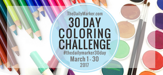 The Daily Marker 30 Day Coloring Challenge Blog Hop