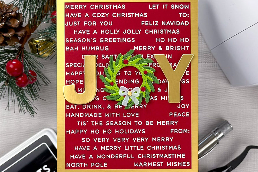 Joy Christmas Card