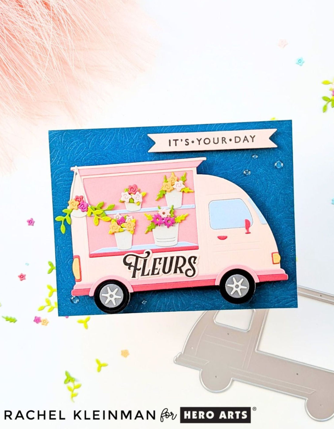 Interactive Flower Truck Card