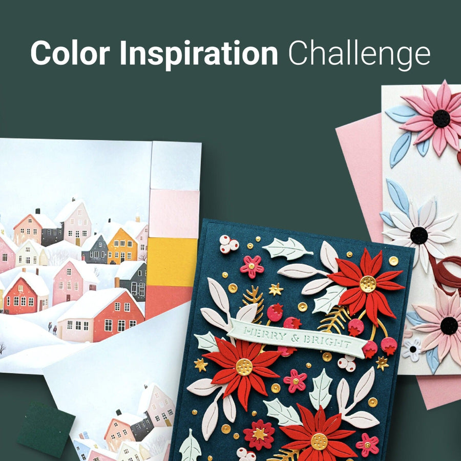 Color Inspiration Challenge: 3 Designers, 1 Holiday DIY Color Deck Card