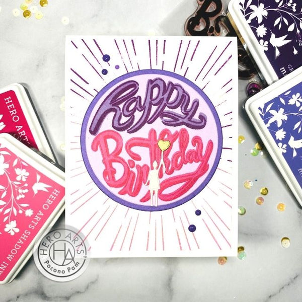 Color Layering Happy Birthday