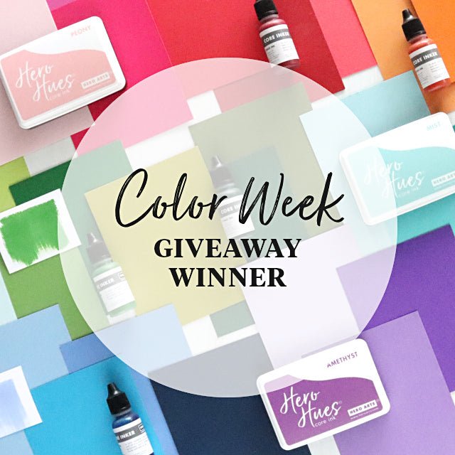 Color Week Giveaway Winner - Hero Arts