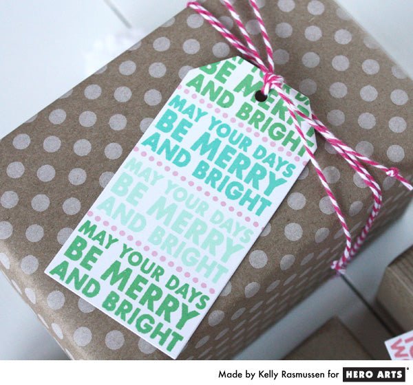 Colorful Christmas Tags