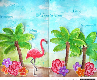 Colorful Summer Journal Page - Hero Arts