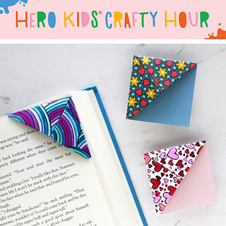 Hero Kids Crafty Hour: Folded Corner Bookmark Video