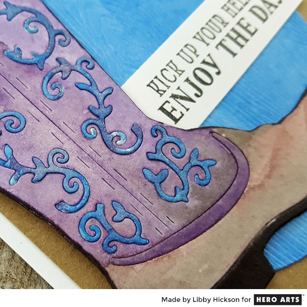 Cowboy Boot Inlay Design - Hero Arts