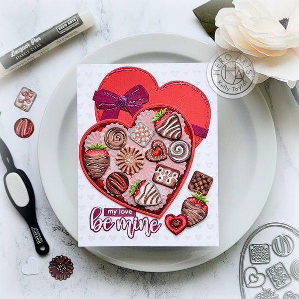 Creating Die Cuts with Sparkle and Shine