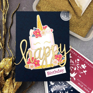 Creating Glittery Sentiments with Embossing Powder - Hero Arts