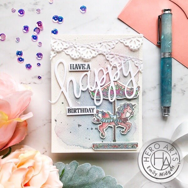 Creating Pale Pastels with Hero Arts Liquid Watercolors