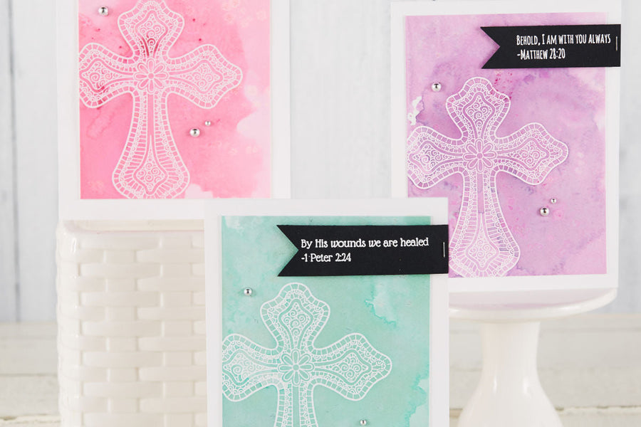 Two Ways to Use the Color Cross Stamp Set for Easter Cards
