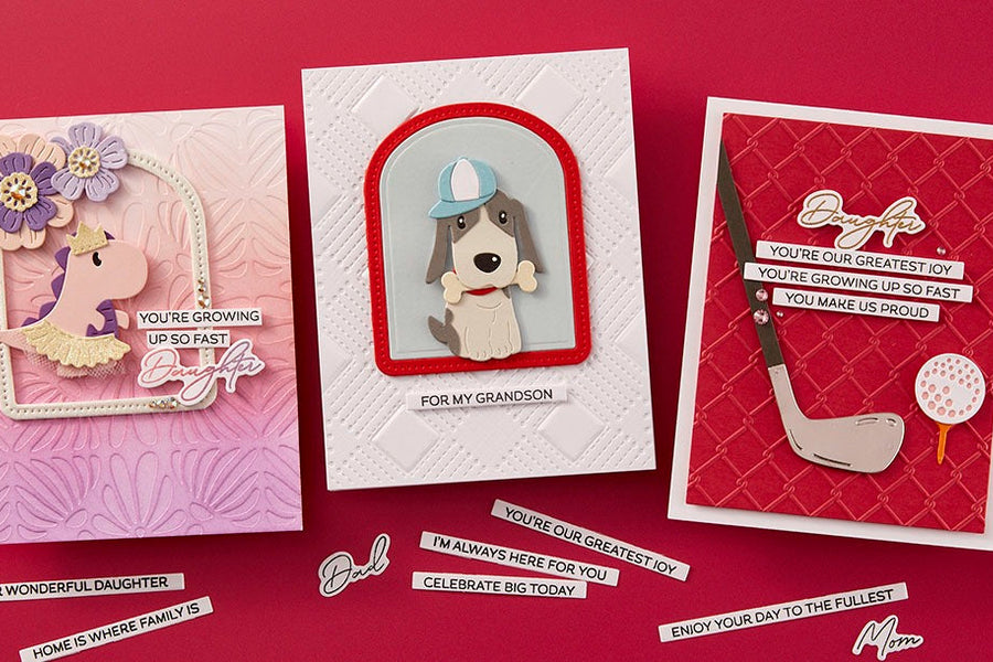 March 2025 Clear Stamp + Die of the Month Preview & Tutorials – Nearest & Dearest