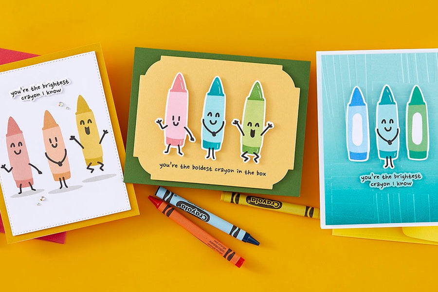 May 2025 Clear Stamp + Die of the Month Preview & Tutorials – Crayon Creations