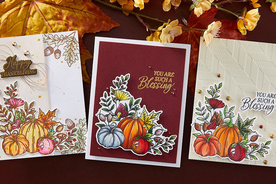 September 2024 Clear Stamp + Die of the Month Preview & Tutorials – Autumn Wishes