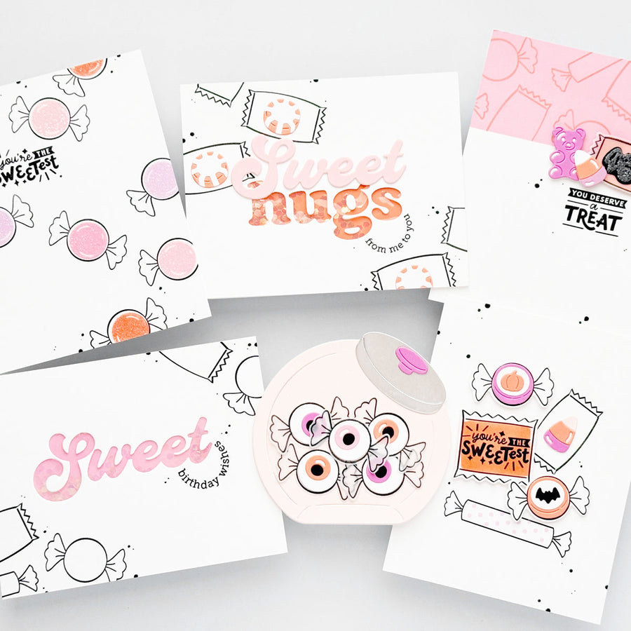 beary sweet halloween candy wrapper cards