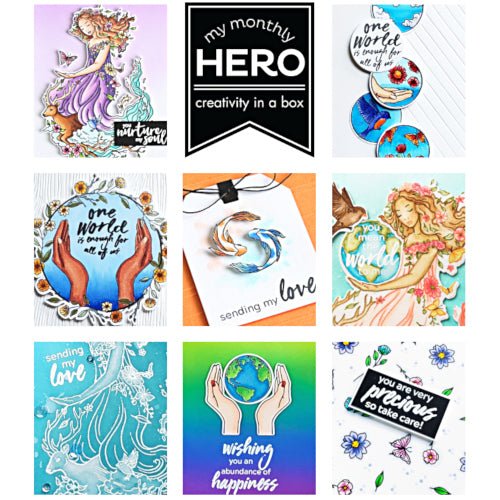 December 2019 My Monthly Hero is Here + Giveaway! - Hero Arts