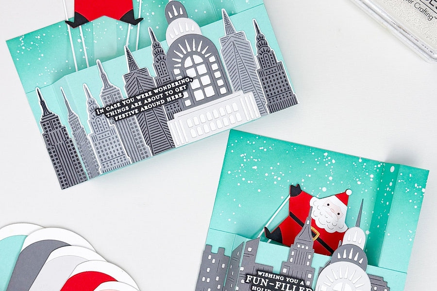 interactive wiper card with big fun die set