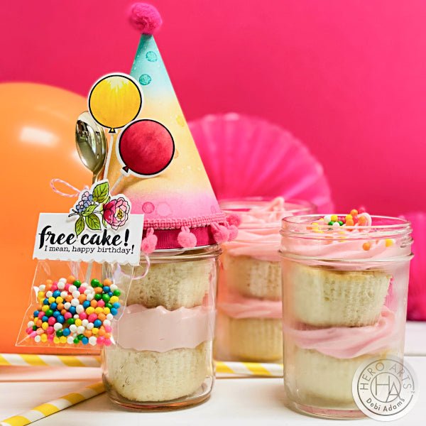 DIY With Debi: Cake in a Jar - Hero Arts