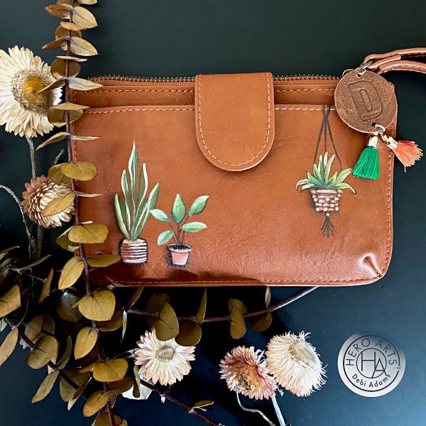 DIY With Debi: Stamped Leather Wallet