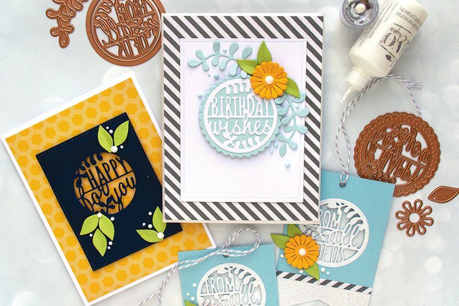 December Small Die of the Month is Here – Warm Wishes!
