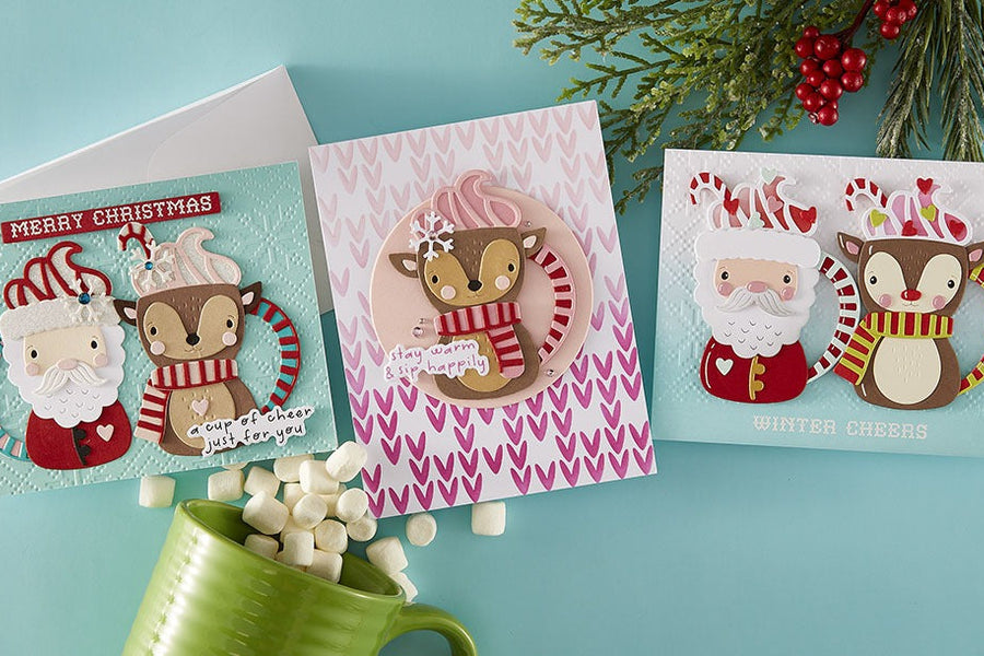 July 2025 Small Die of the Month Preview & Tutorials – Cocoa Greetings