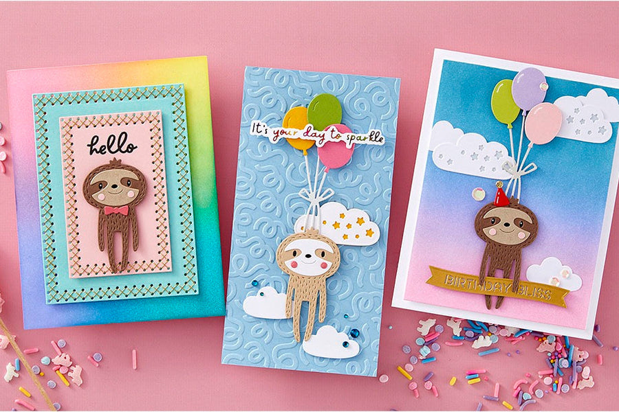 November 2024 Small Die of the Month Preview & Tutorials – Birthday Bliss