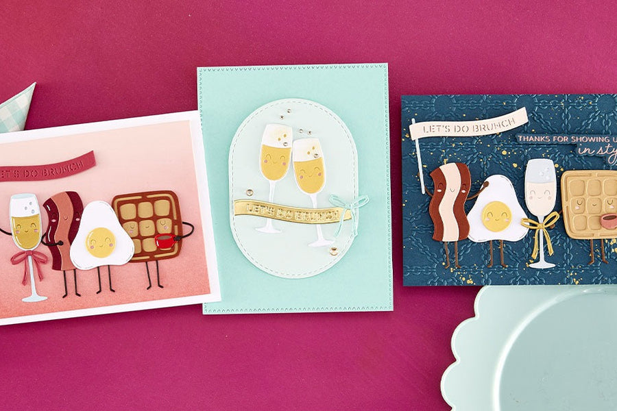 November 2025 Small Die of the Month Preview & Tutorials – Let's Do Brunch
