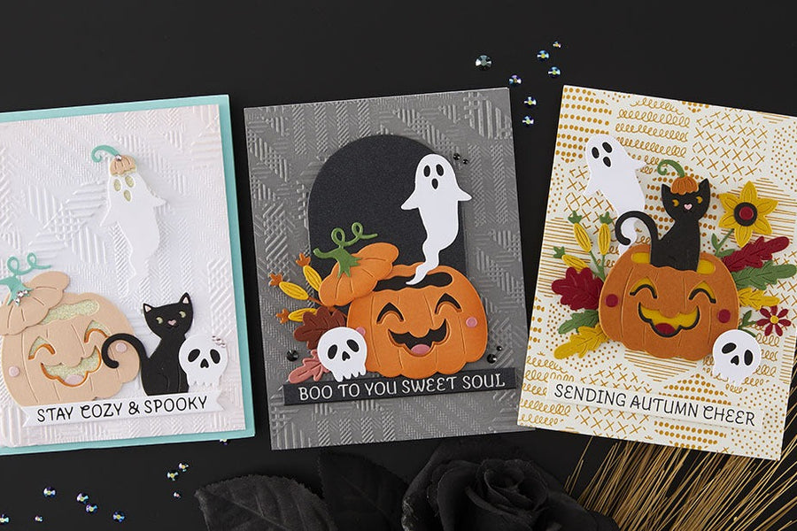 September 2025 Small Die of the Month Preview & Tutorials – Harvest Magic