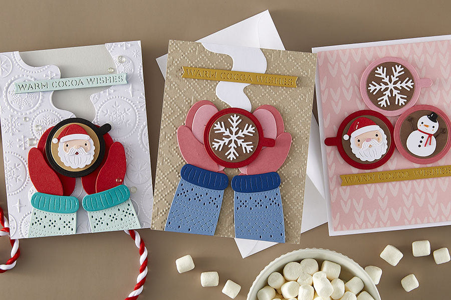 July 2025 Large Die of the Month Preview & Tutorials – Mugs & Mittens