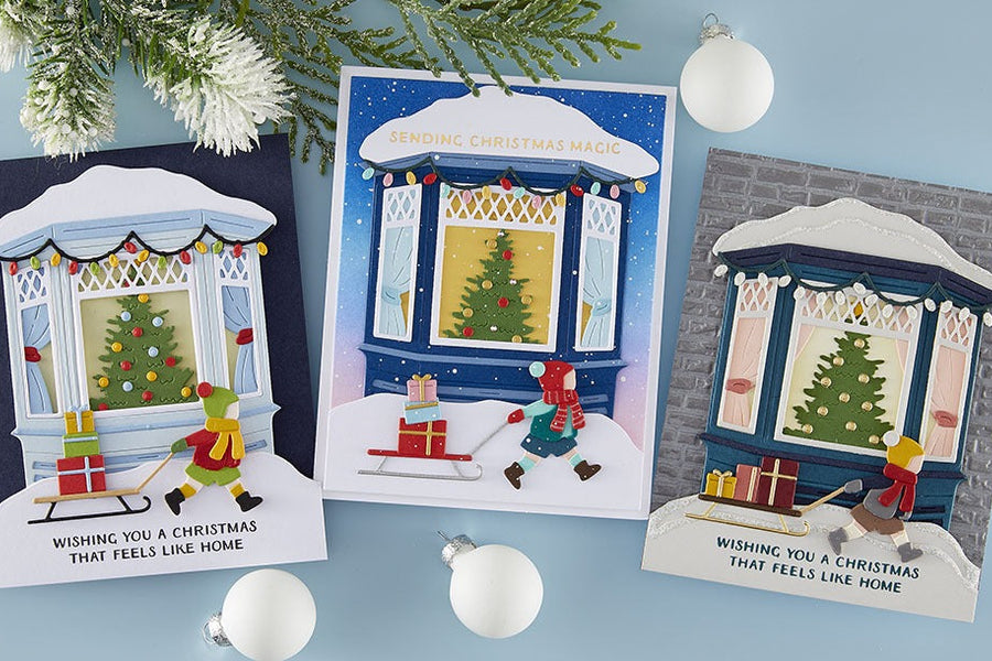 October 2025 Large Die of the Month Preview & Tutorials – Window Wonderland